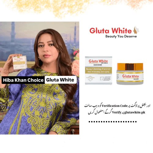 Gluta White Cream for Face Whitening & Brightening